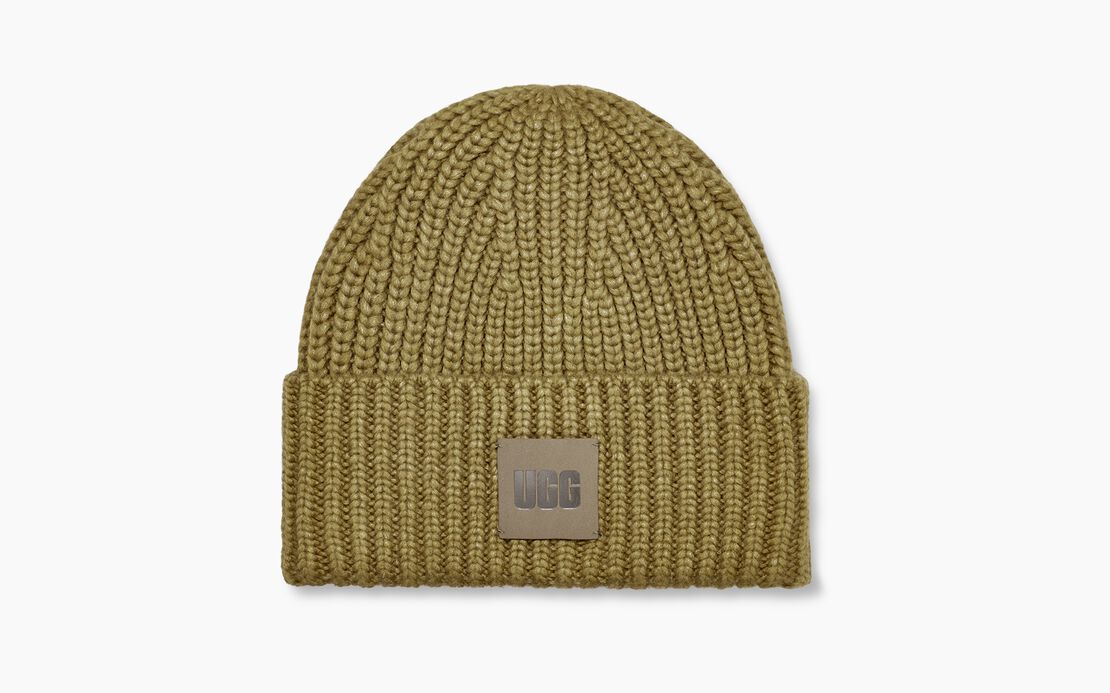 Ugg CHUNKY RIB BEANIE BAMBOO GREEN Groen | Klijsen Schoenmode
