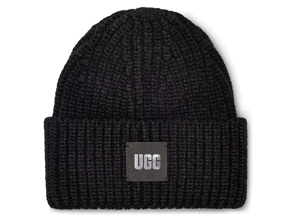 UGG Chunky Rib Beanie Black