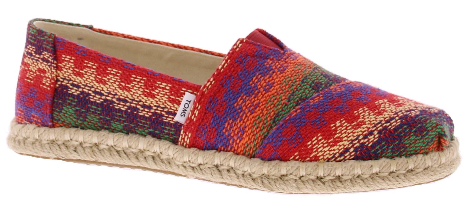 Toms 10017834 Alpargata Rope Multi Global Stripe