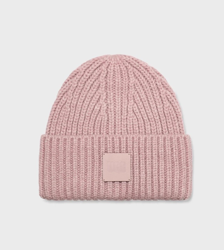 UGG Chunky Rib Beanie Mauve