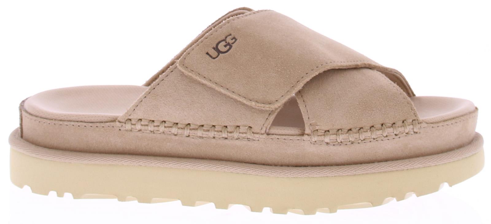 UGG Goldenstar Cross Slide Driftwood