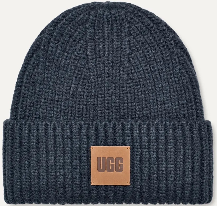 UGG Chunky Rib Beanie Navy