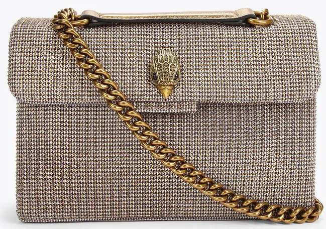 Kurt Geiger Fabric Kensington Bag Beige