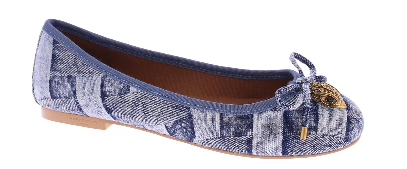 Kurt Geiger Eagle Ballerina-denim 979068886695045655667418 