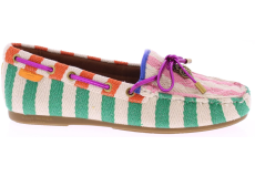 Kurt Geiger Eagle Moccasin-green Oth-canvas