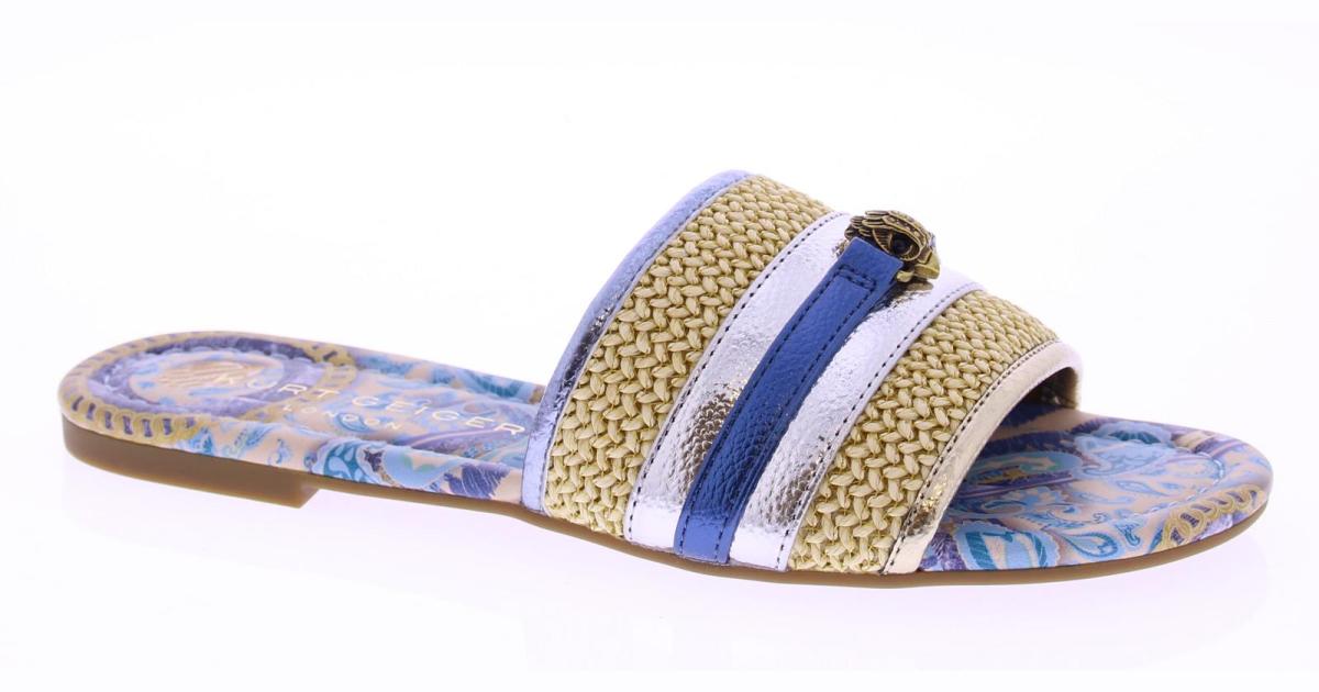 Kurt Geiger SOUTHBANK FLAT SANDAL-BEIGE Sandalen/slippers maat 39