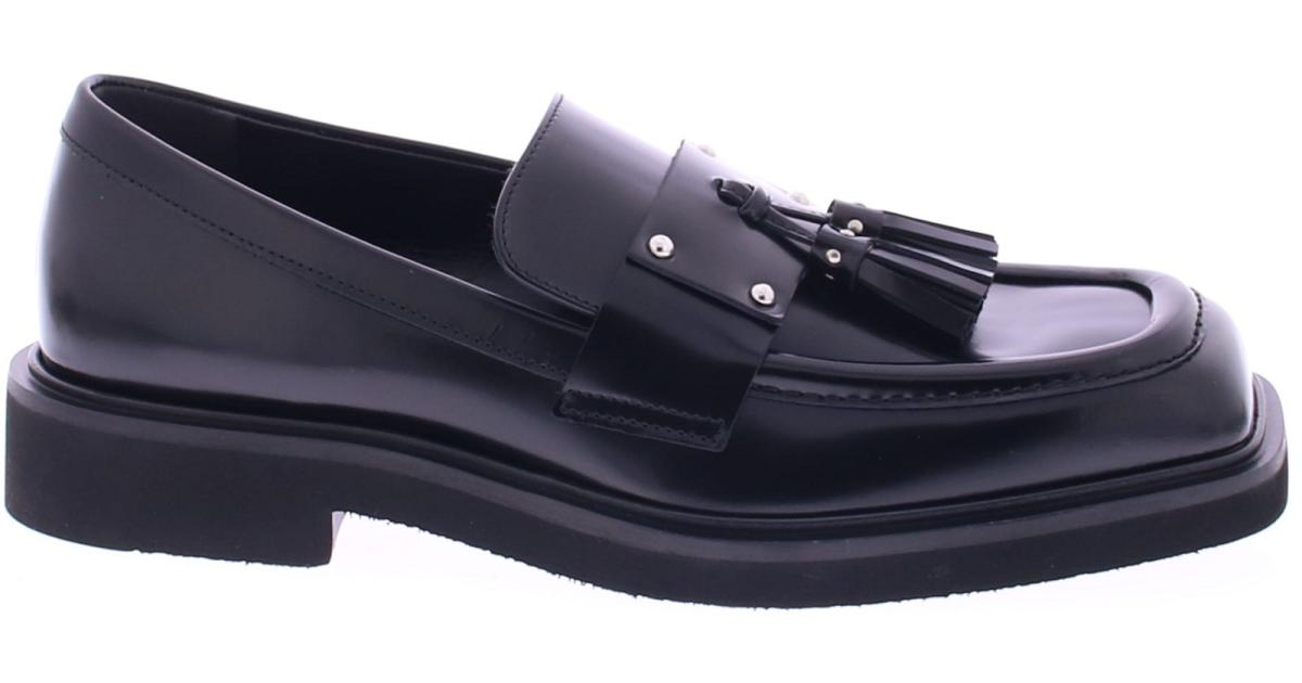 DREAM PAIRS Instappers voor dames, plateau, dikke instappers en instappers voor vrijetijdsschoenen, Zwart, 9.5 US