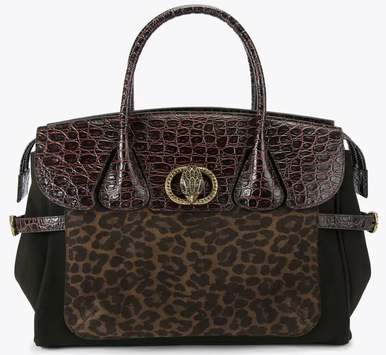 Kurt Geiger Chelsea Tote-dk Brn Com-suede leather 4984735219