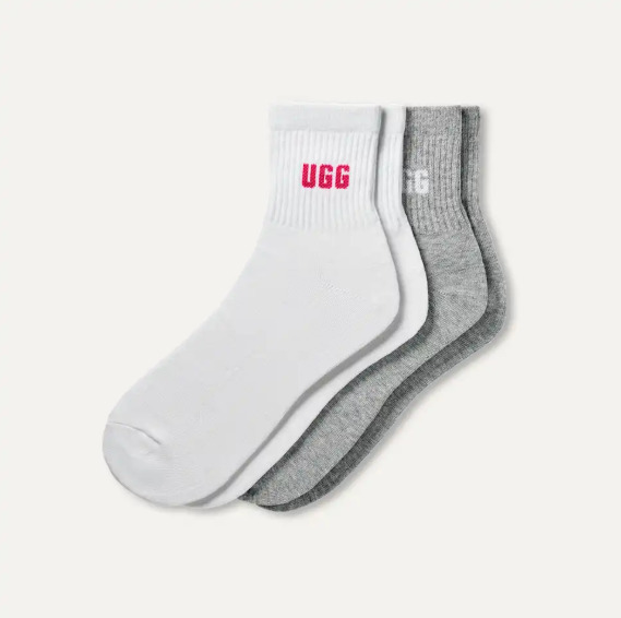 UGG Quinlin Logo Quarter 2 Pack 1171623