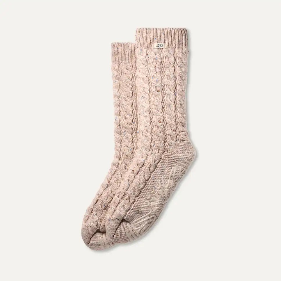 UGG Elowyn Cable Knit Fleece Lined Cmcn 1171627