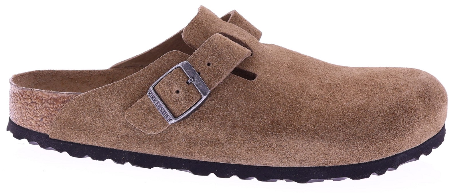 Birkenstock Boston Soft Footbed Suede Dark Tea Tonal Fb