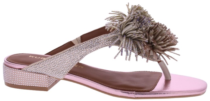 Kurt Geiger Pom Pom T-bar Flat Sdl 4365565689