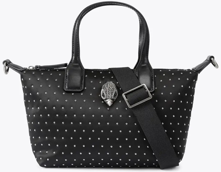Kurt Geiger Recycled Sm Shopper Studs-black-nylon 5371400229