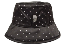 Kurt Geiger Kensington Bucket Hat-blk grey-fabric 9014502609