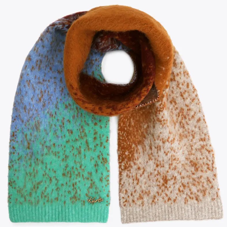 Kurt Geiger Brused Degrade Scarf-red Comb 6217055999 55
