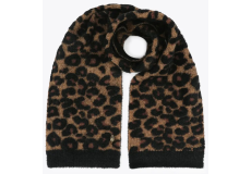 Kurt Geiger Leopard Lurex Scarf-brown oth 6216839999 39