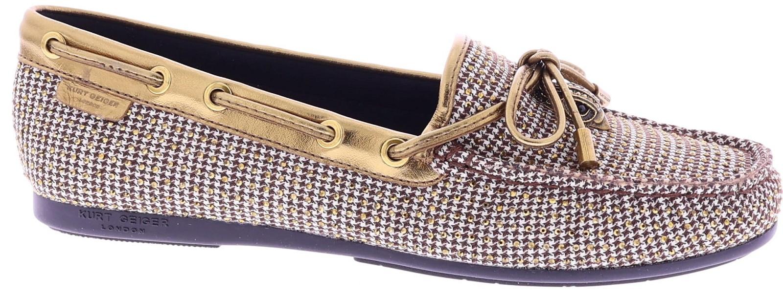 Kurt Geiger Eagle Moccasin-beige-fabric 9790840609 40