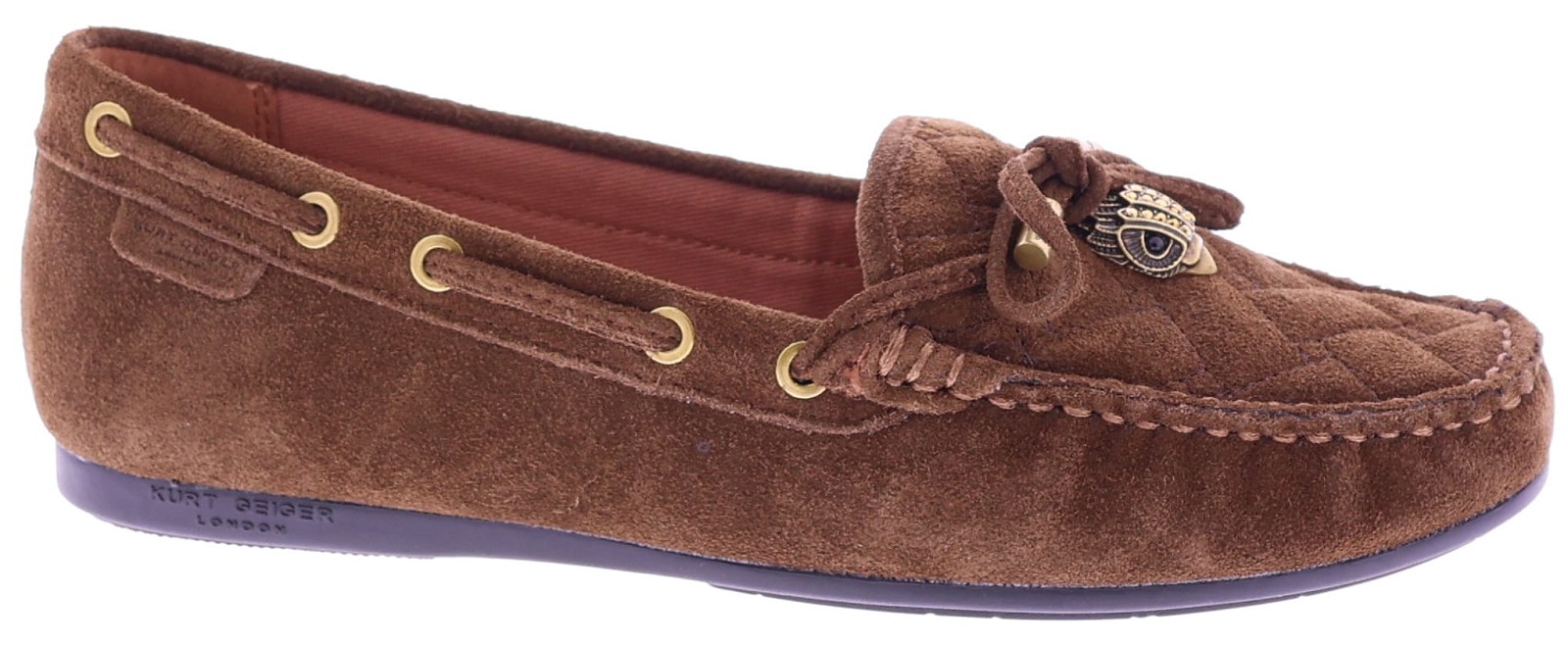 Kurt Geiger Eagle Moccasin-brown-suede 9790830209