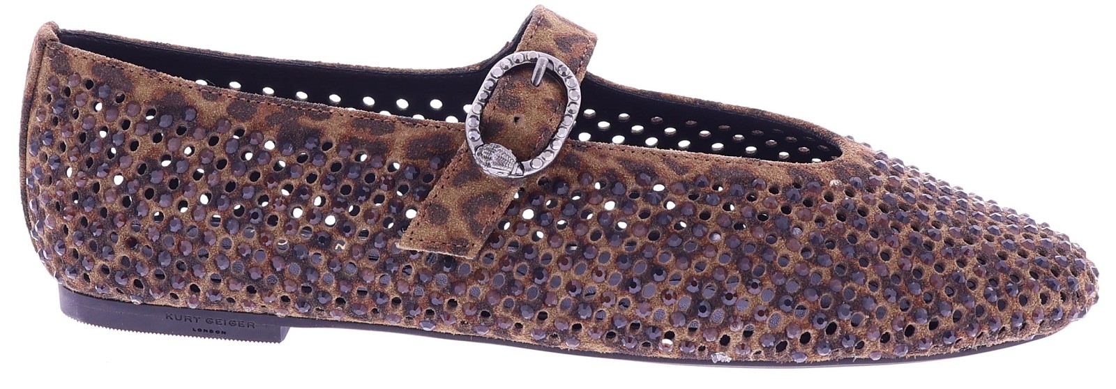 Kurt Geiger Mayfair Ballet Flat-brown oth-suede other 6082539289