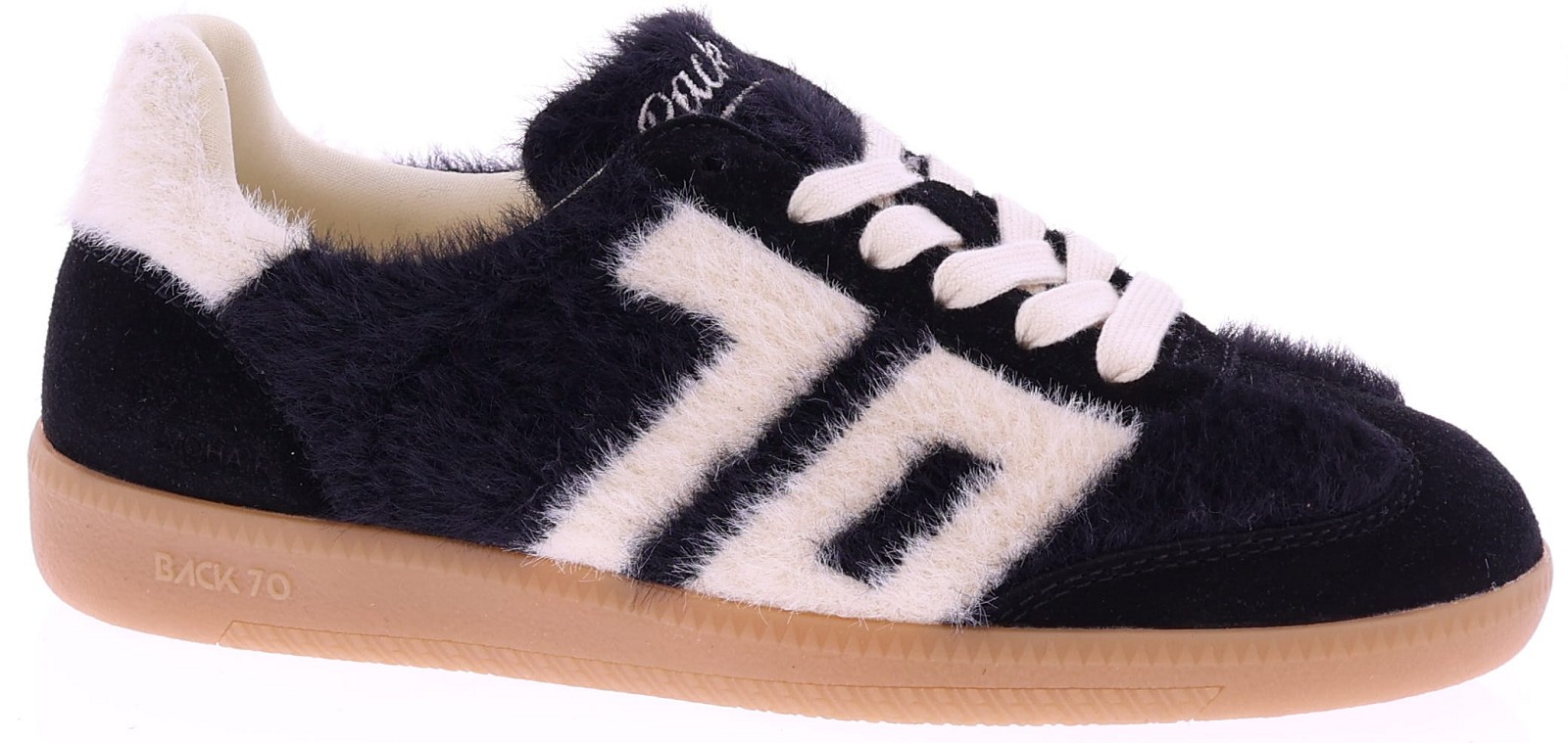 BACK70 Mohair Fw26-m001 Black