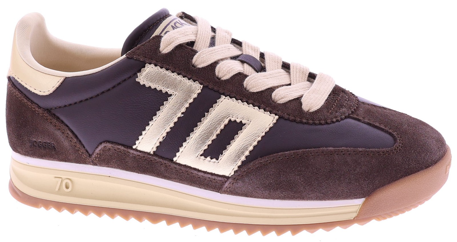BACK70 Jogger N02 Spongy Nappa Coffee Gold